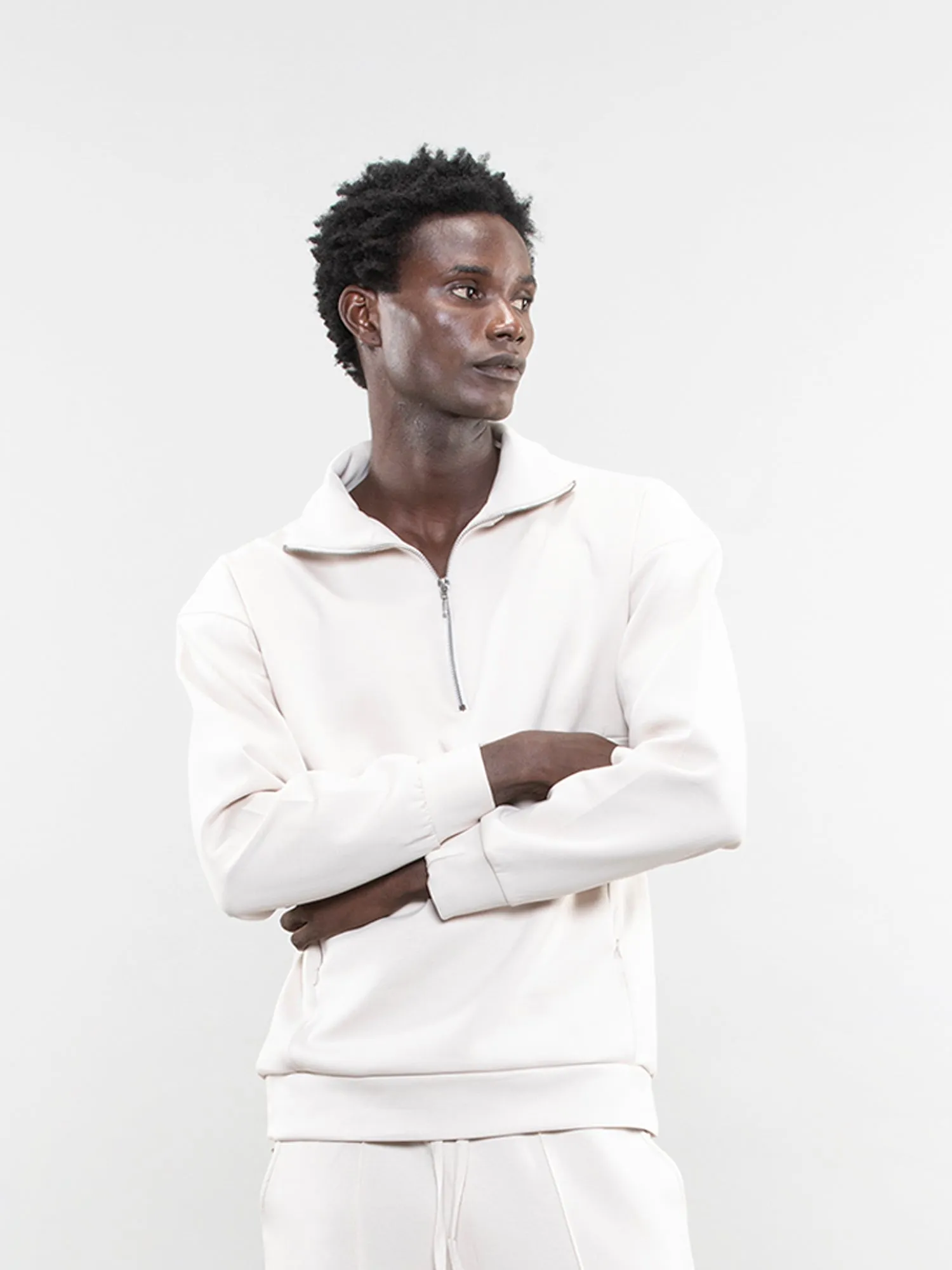 Quarter-zip sweatshirt