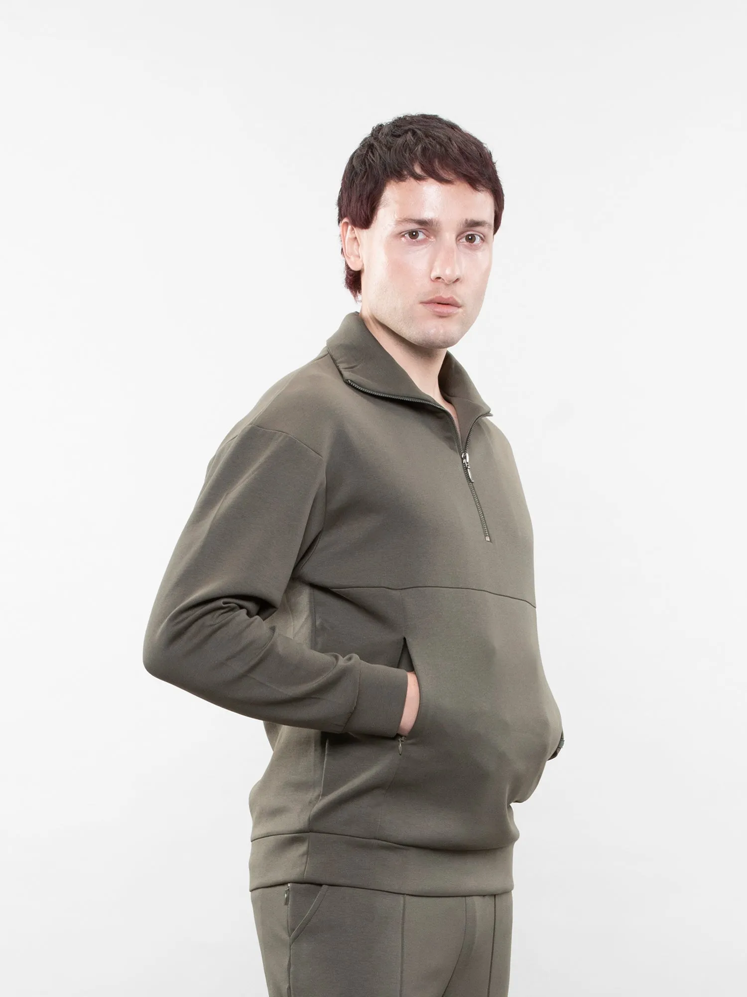 Quarter-zip sweatshirt