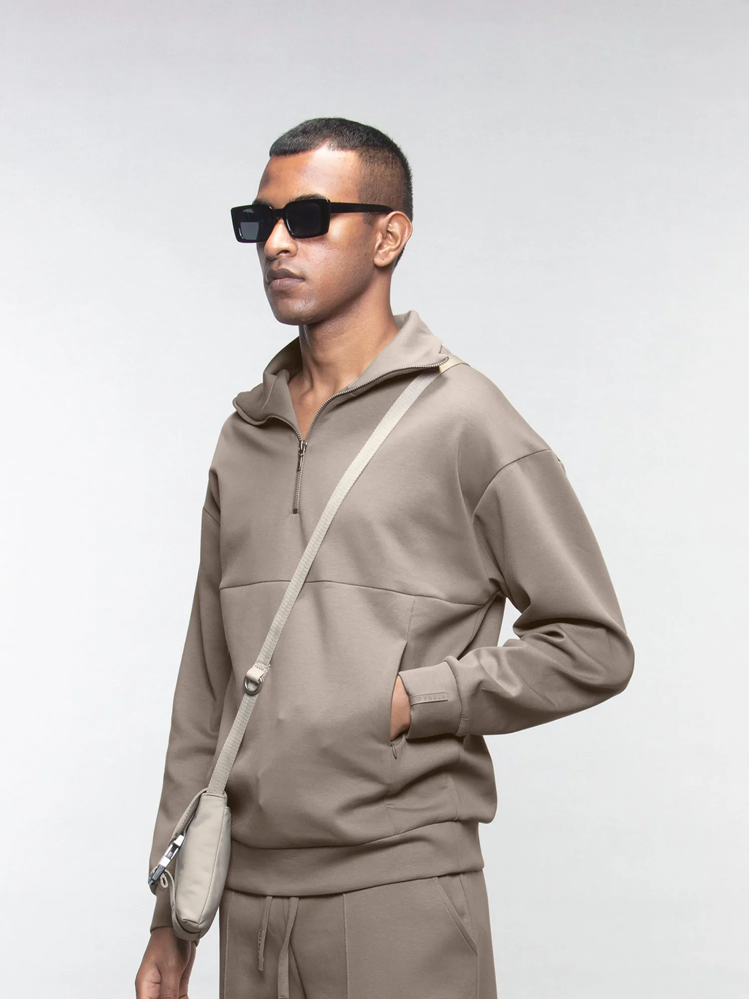 Quarter-zip sweatshirt