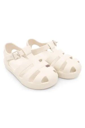 "Monaco" Matte Beige Jelly Sandals