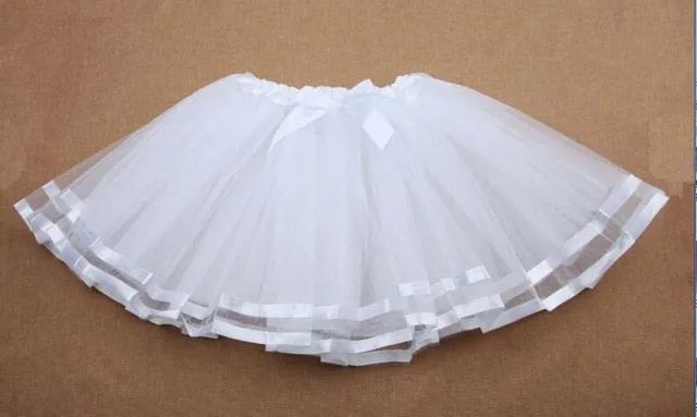 Rainbow Tutu Skirt For Girls.  Pettiskirts Princess Girl Dance Wear
