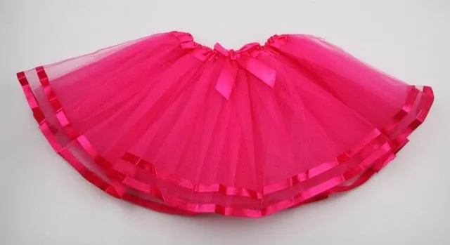 Rainbow Tutu Skirt For Girls.  Pettiskirts Princess Girl Dance Wear