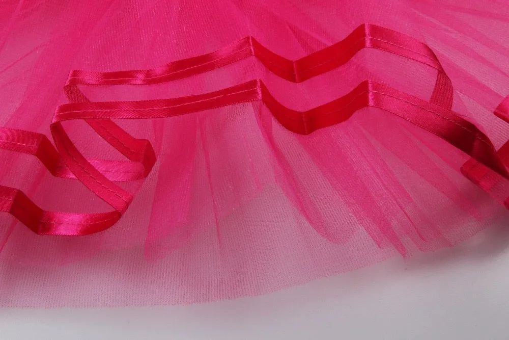 Rainbow Tutu Skirt For Girls.  Pettiskirts Princess Girl Dance Wear