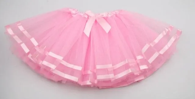 Rainbow Tutu Skirt For Girls.  Pettiskirts Princess Girl Dance Wear