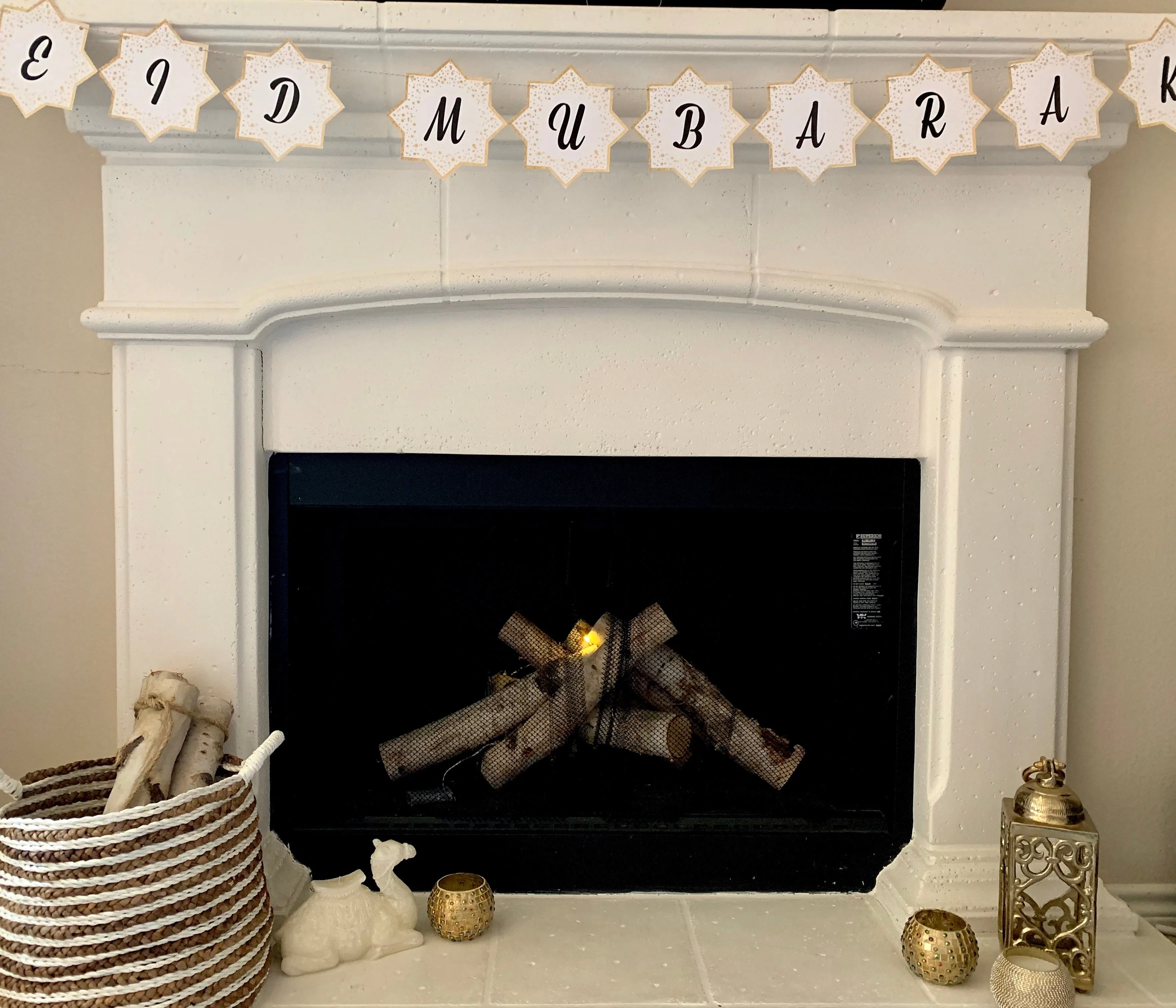Ramadan & Eid Mubarak Star Printable