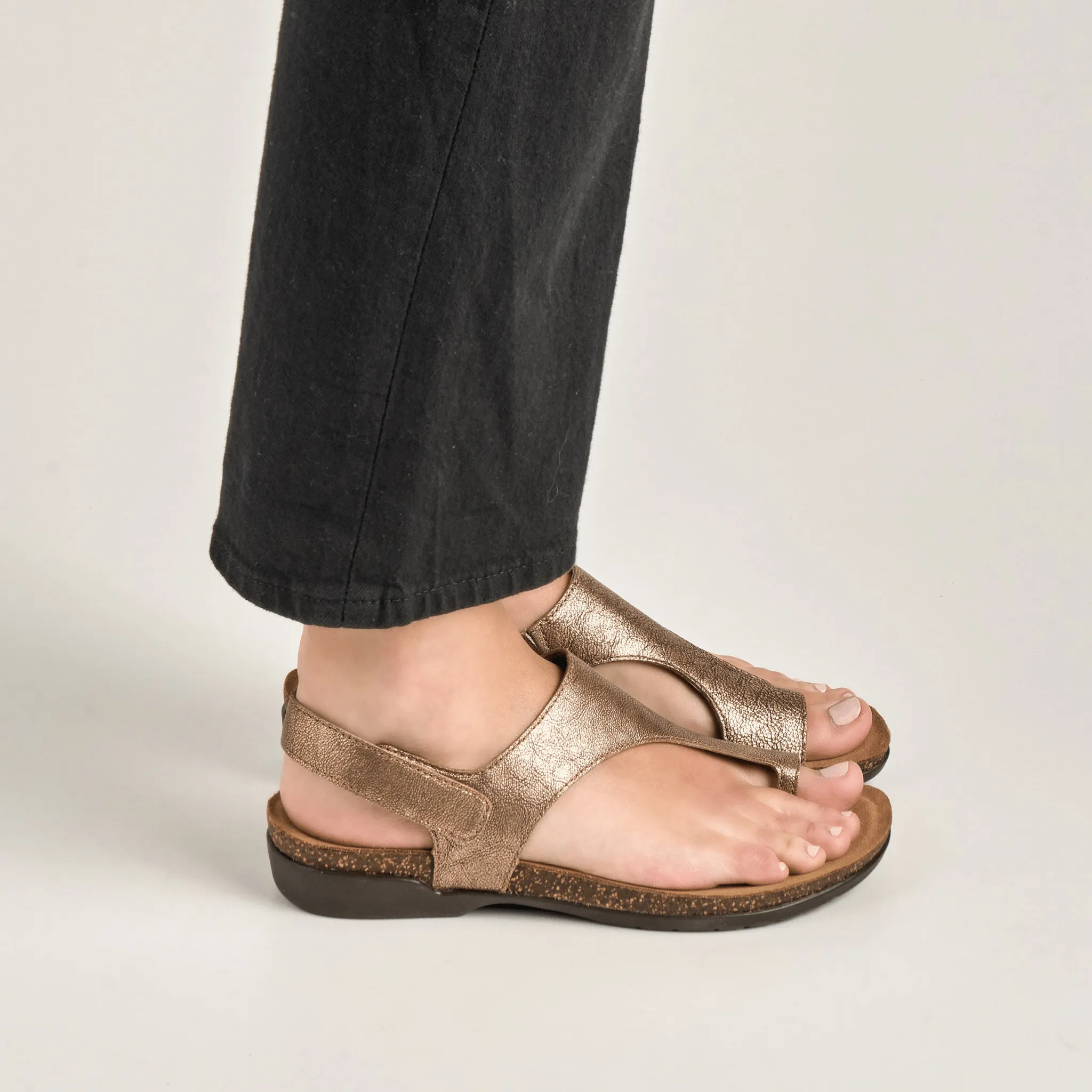 Reece | Metallic Leather | Bronze