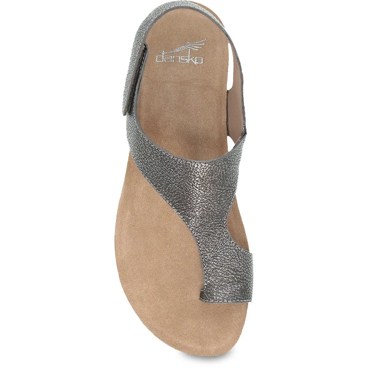 Reece | Metallic Leather | Pewter