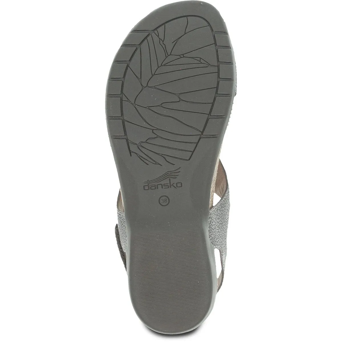 Reece | Metallic Leather | Pewter