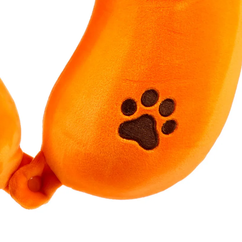Relaxeazzz Plush Memory Foam Travel Pillow - Alfie the Tiger Adoramals