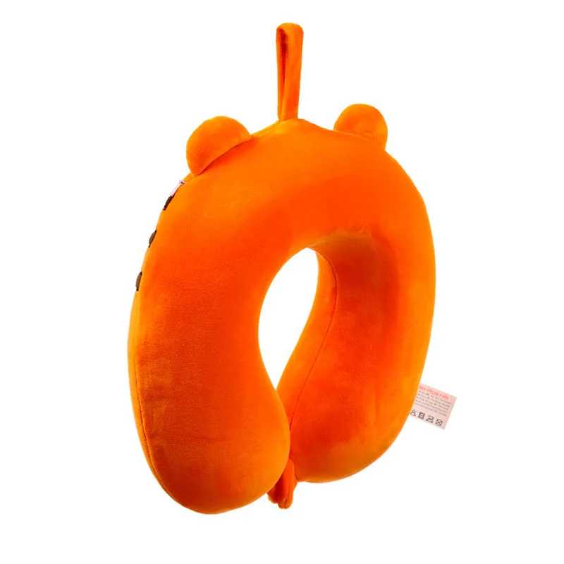 Relaxeazzz Plush Memory Foam Travel Pillow - Alfie the Tiger Adoramals
