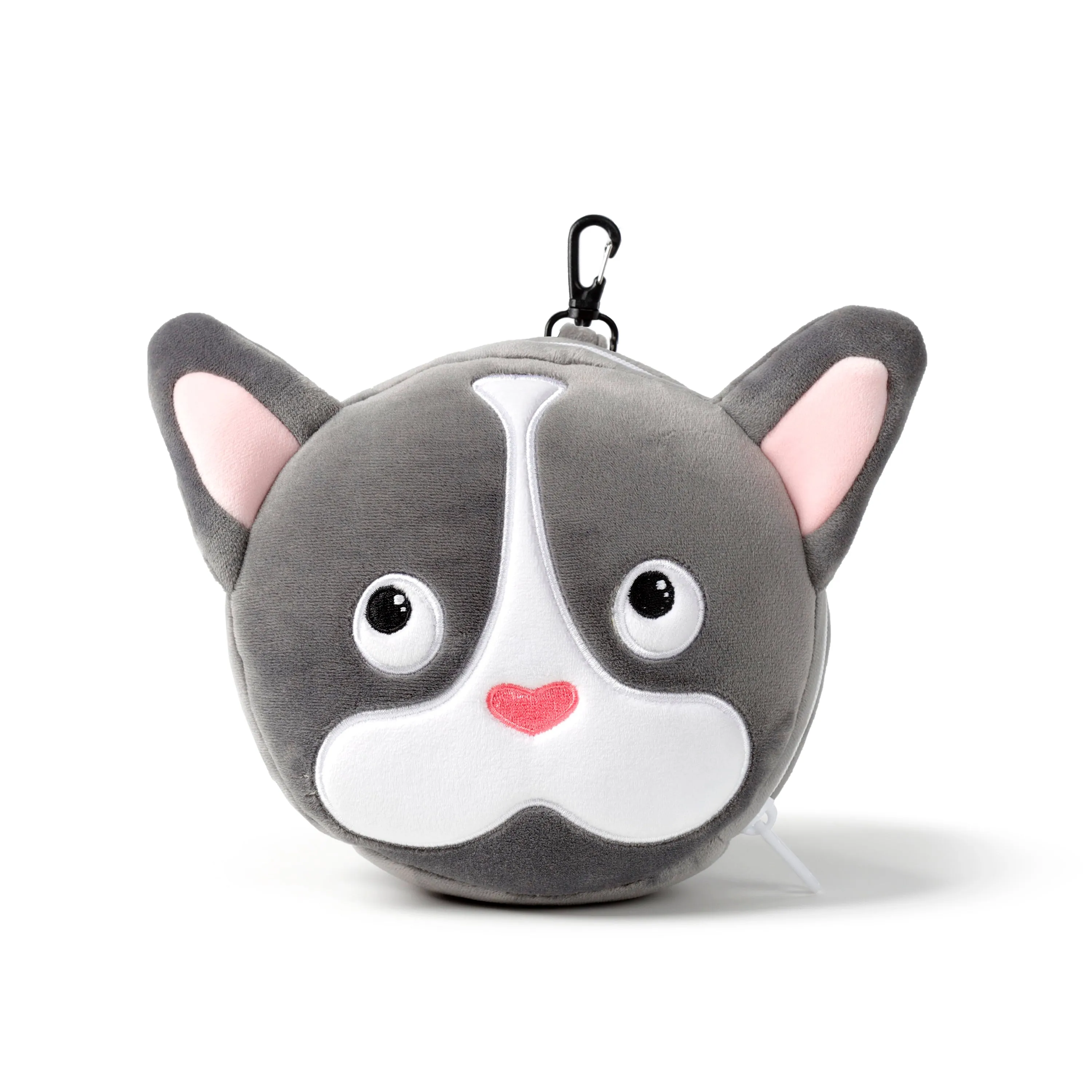 Relaxeazzz Travel Pillow & Eye Mask - French Bulldog