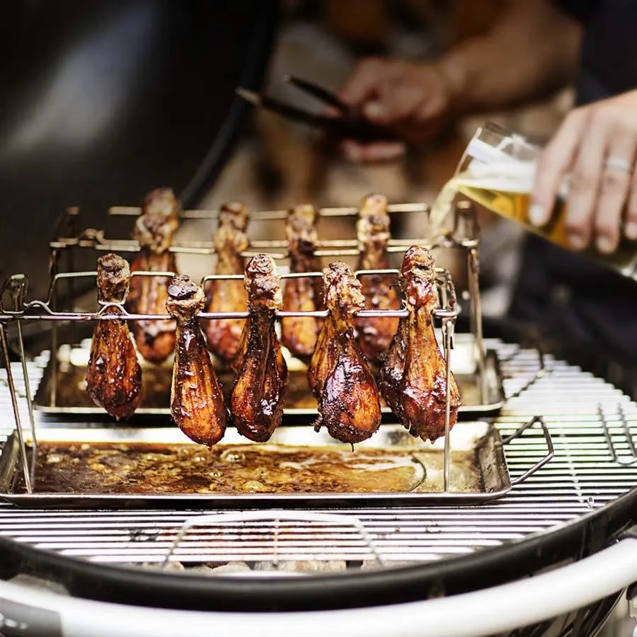 Roesle Chicken Wings Grilling Rack