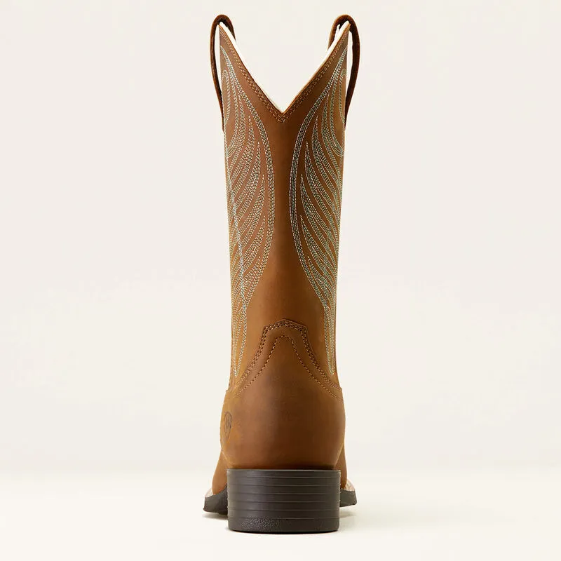 Round Up Woman's Wide Square Toe Western Boot | 10018528