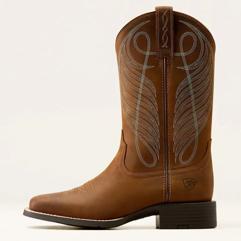 Round Up Woman's Wide Square Toe Western Boot | 10018528