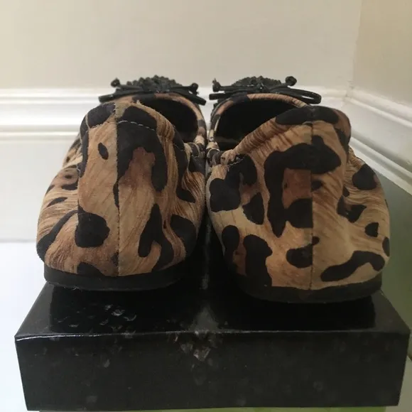 Sam Edelman Girls Beatrix Leopard Ballet Flat