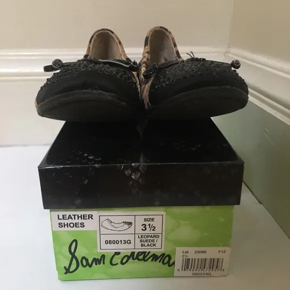 Sam Edelman Girls Beatrix Leopard Ballet Flat