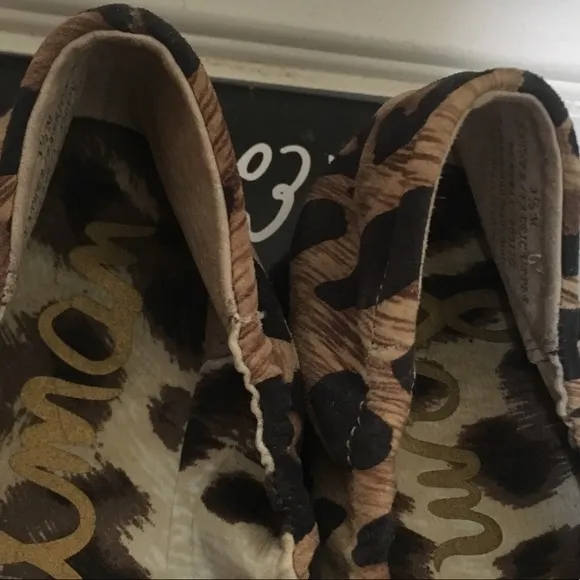 Sam Edelman Girls Beatrix Leopard Ballet Flat