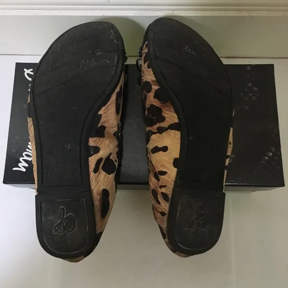 Sam Edelman Girls Beatrix Leopard Ballet Flat