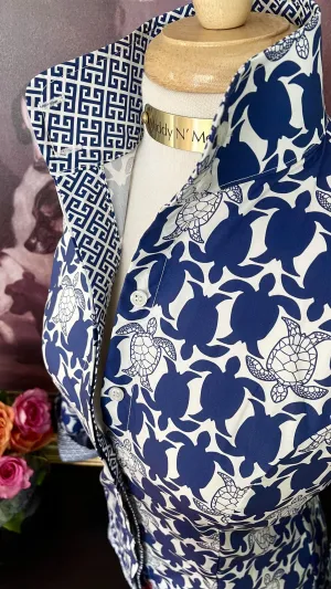 SEA ISLAND SHIRT IN NAVY