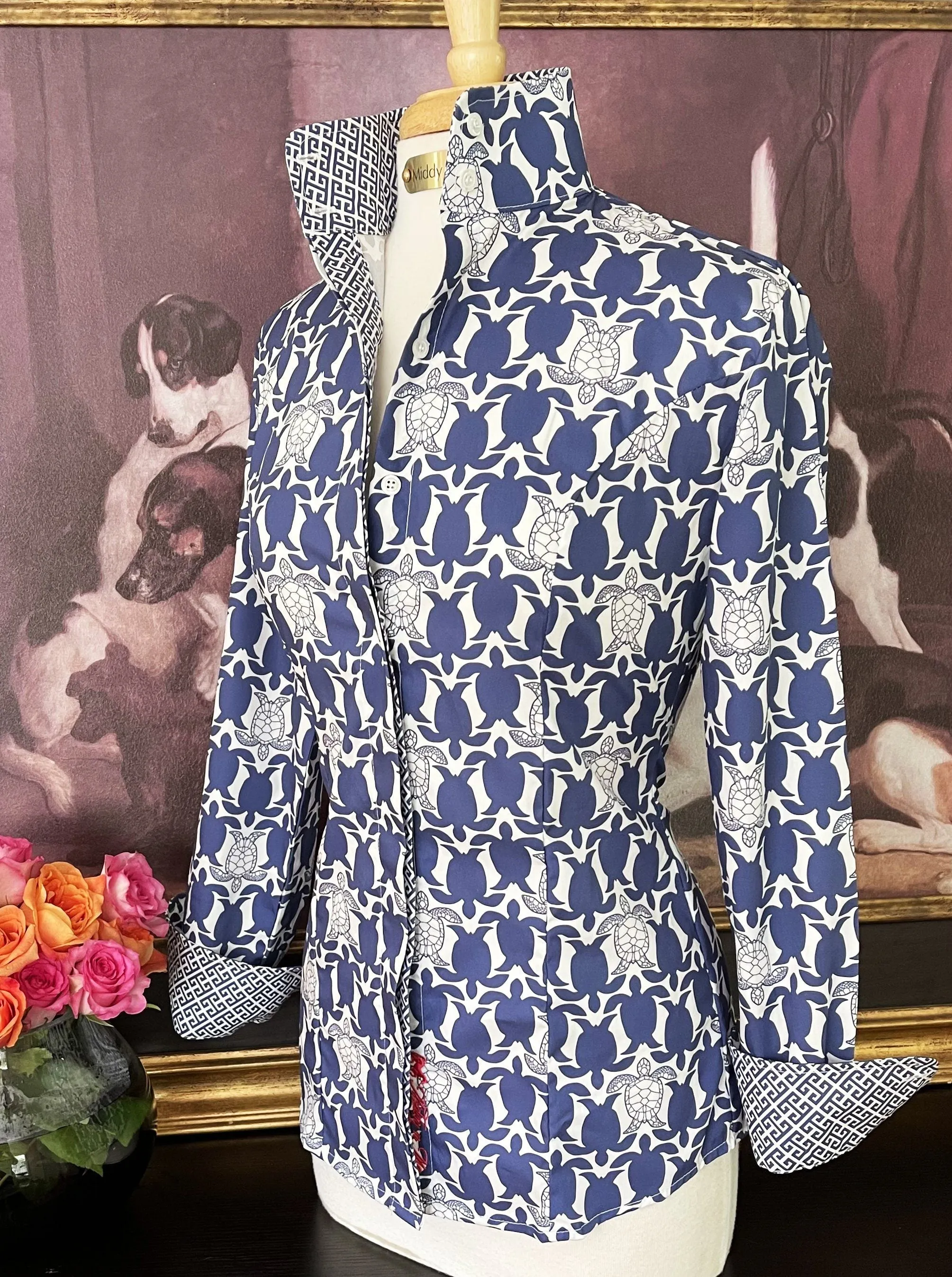 SEA ISLAND SHIRT IN NAVY