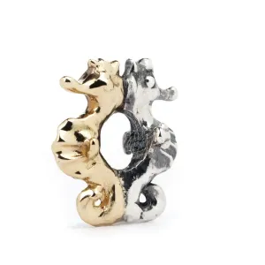 Seahorses, Silver with 14K Gold