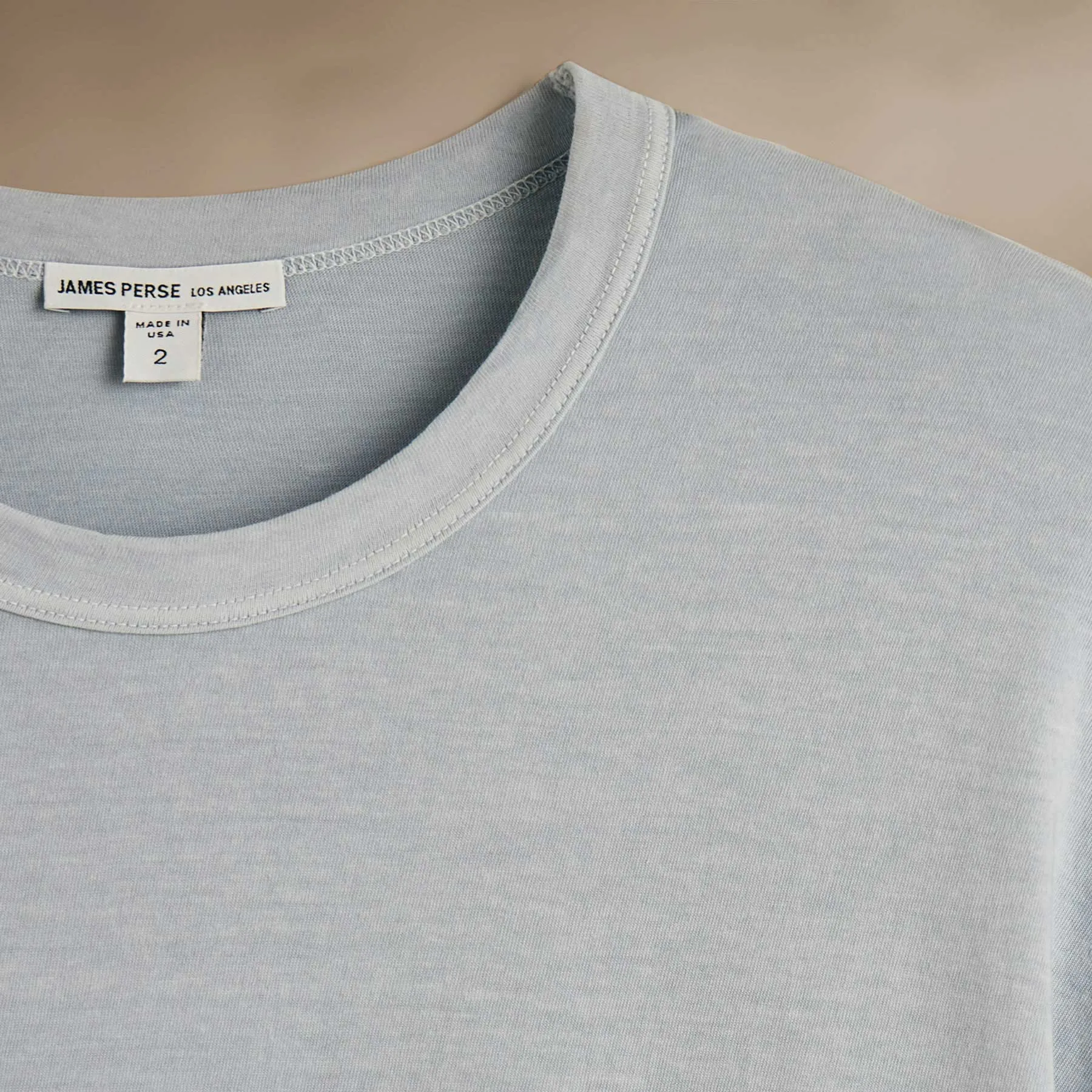 Short Sleeve Crew Neck - Grey Glacier Pigment