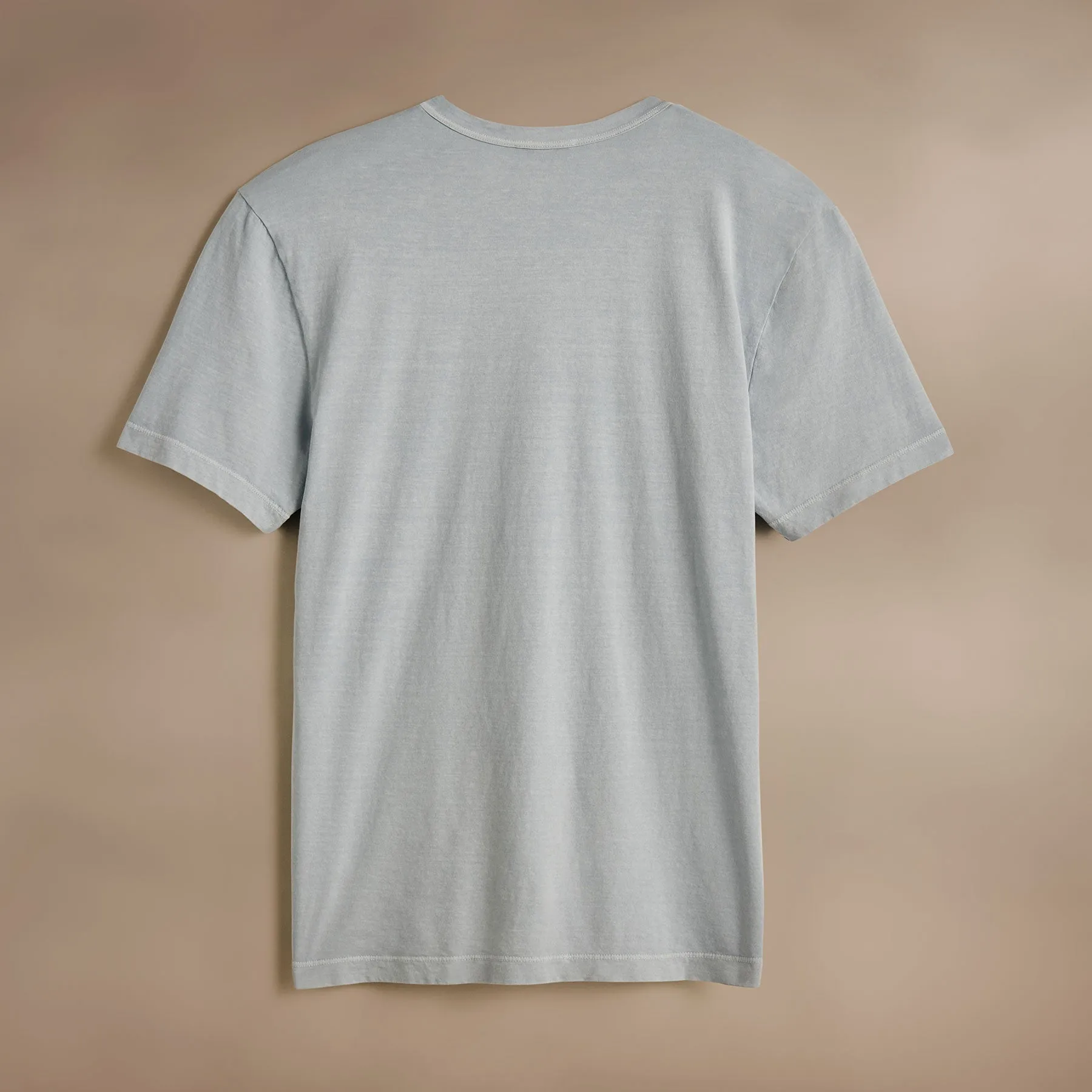 Short Sleeve Crew Neck - Grey Glacier Pigment