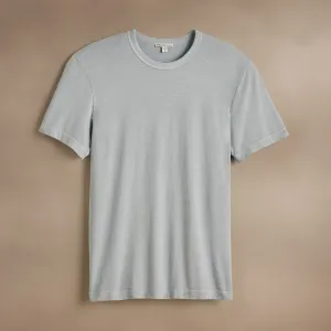 Short Sleeve Crew Neck - Grey Glacier Pigment