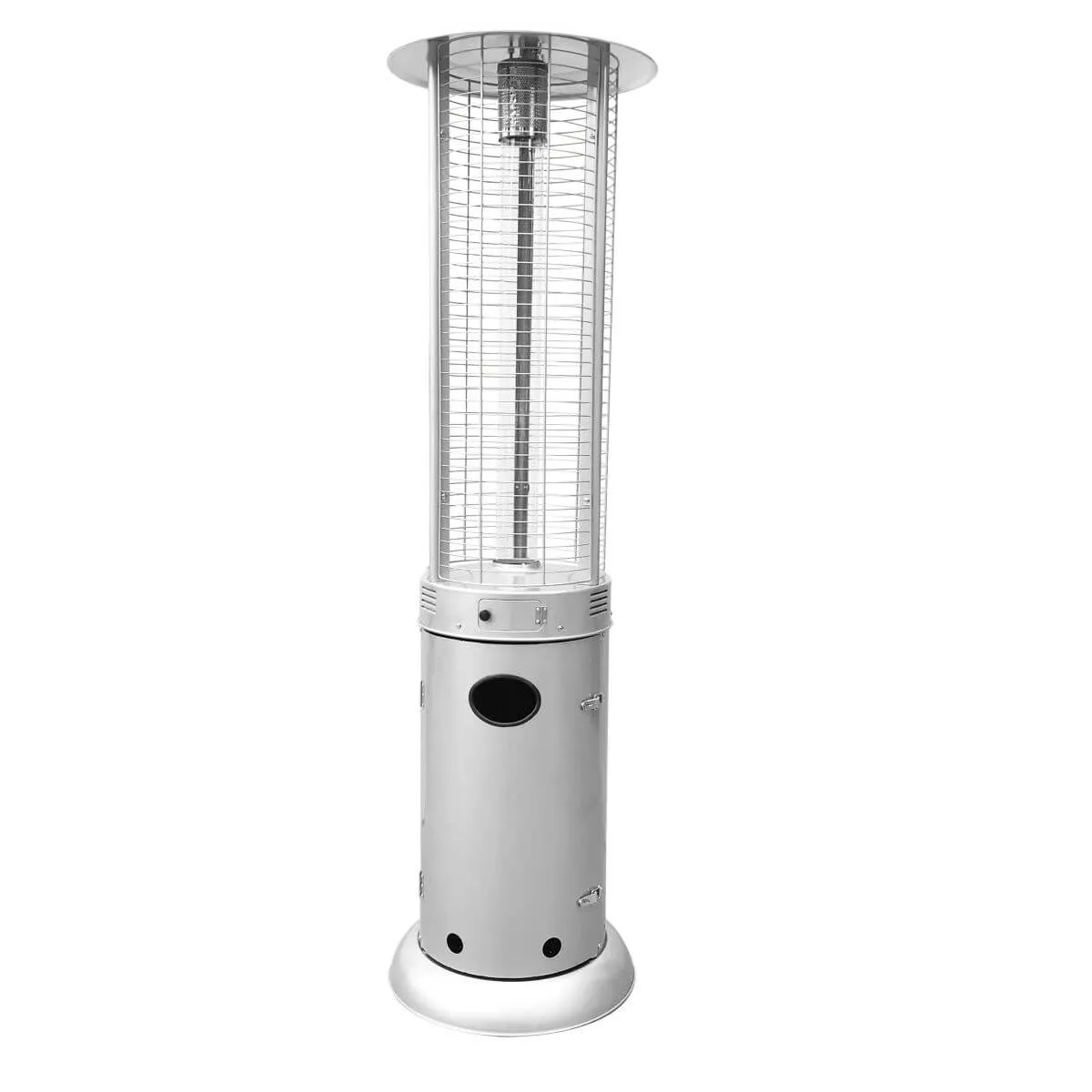 Silver Propane Patio Heater with Wheels I SPAFAIR