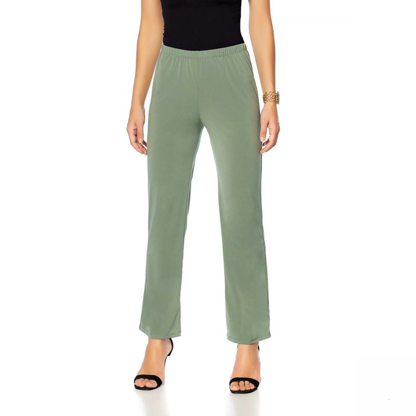 Slinky Brand Women's Basic Knit Pants