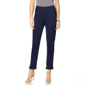 Slinky Brand Women's Tummy Control Ponte Skinny Pants