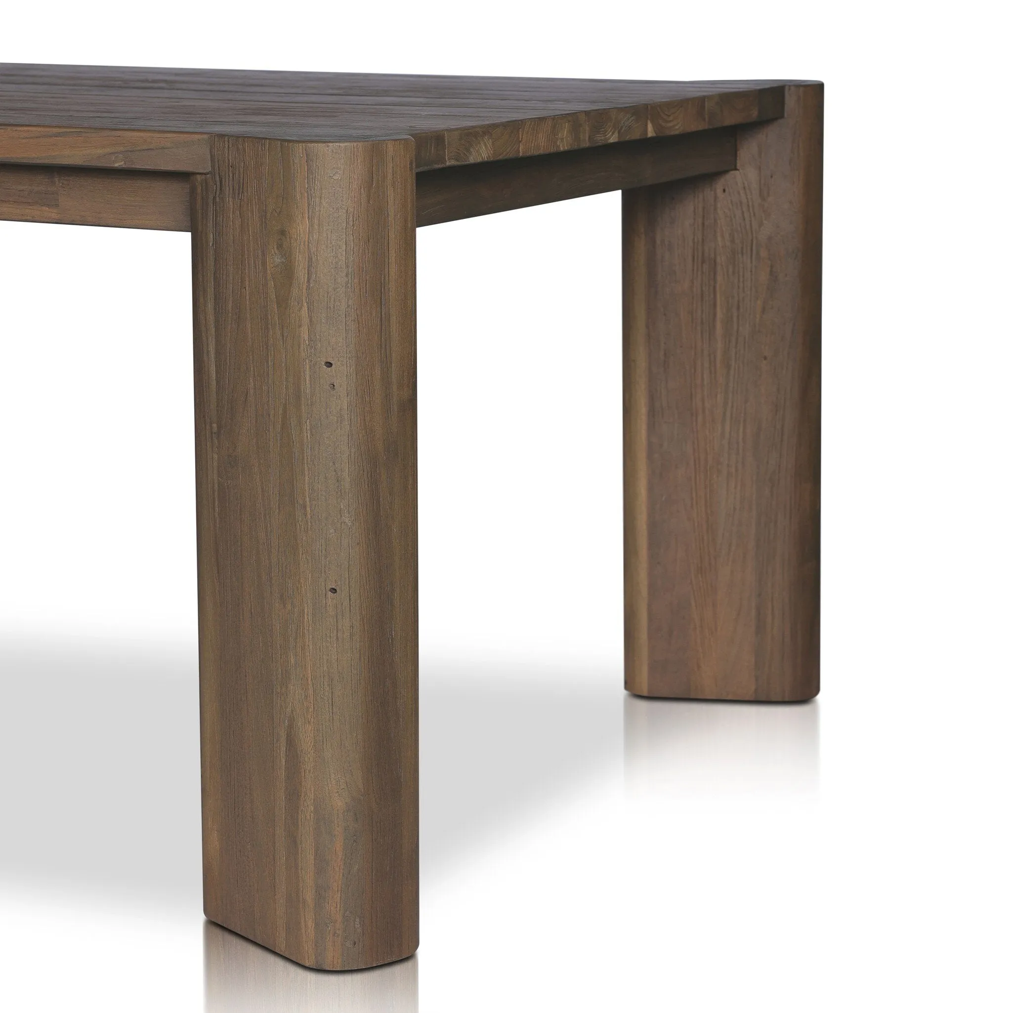 Soho Outdoor Dining Table - Stained Heritage Brown-FSC