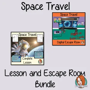 Space Travel Science Lesson and Escape Room Bundle