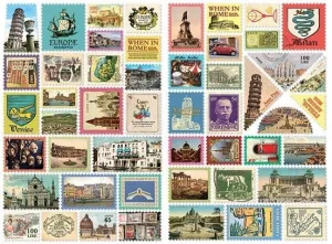 STAMP STICKER ver.3 - Italy