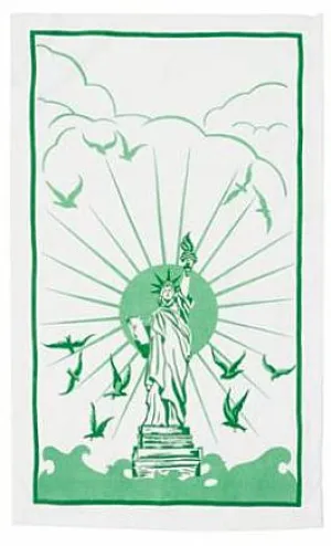 Statue of Liberty Tea Towel by Moda