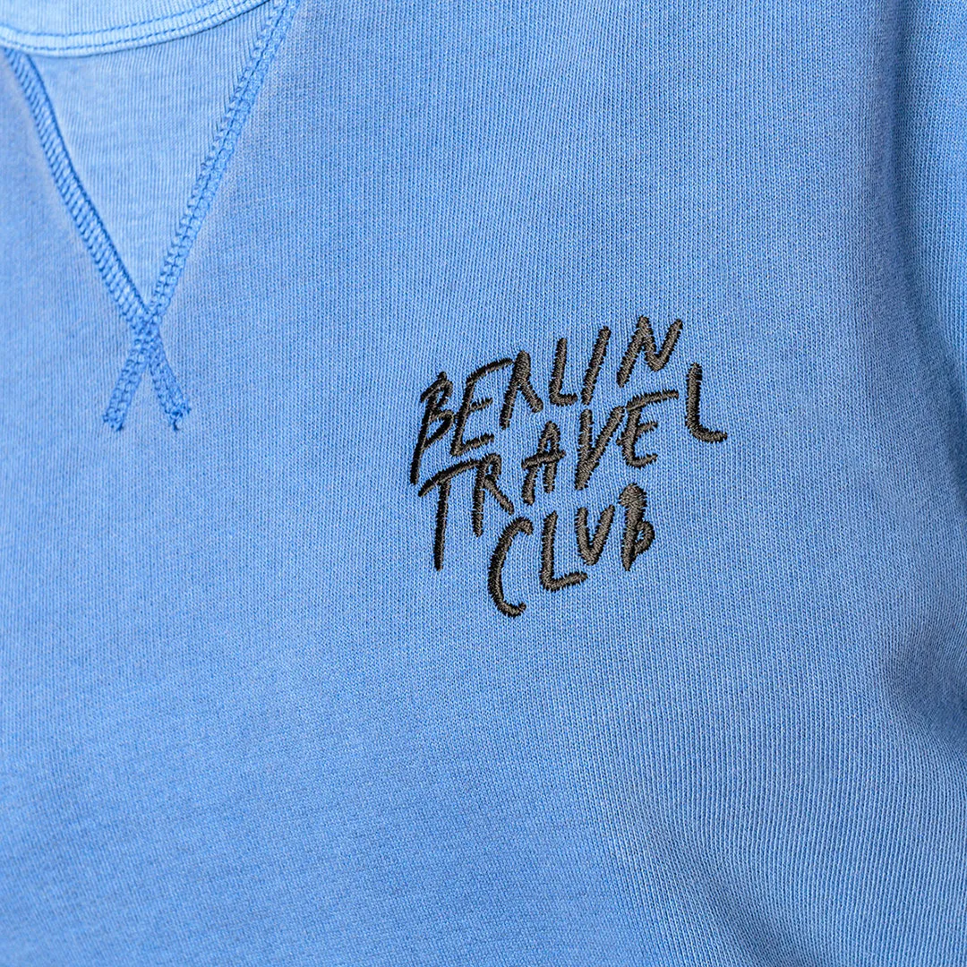 Sweater “Berlin Travel Club” - cadet blue