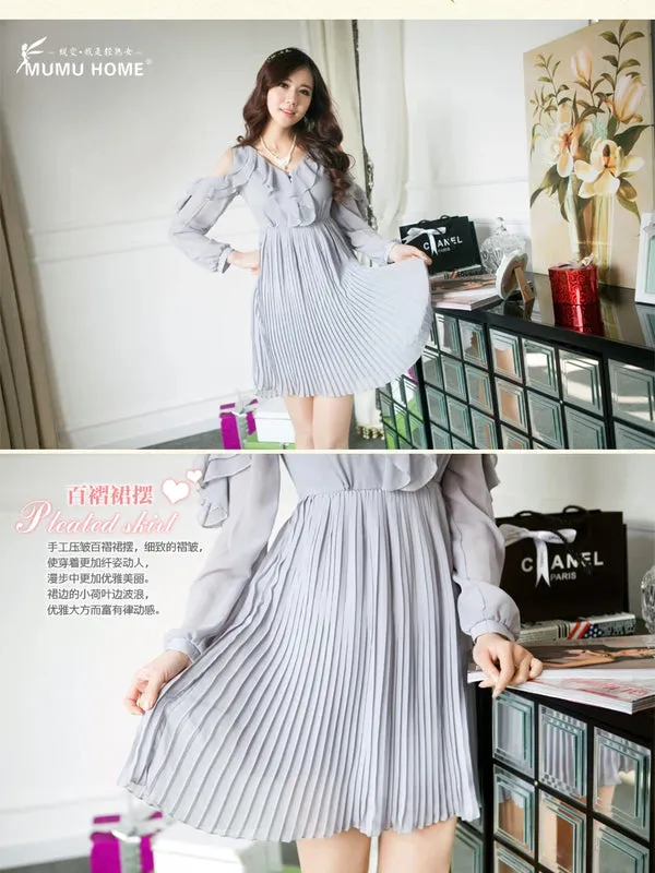 sweet pleats dress