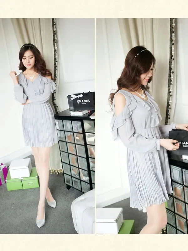 sweet pleats dress