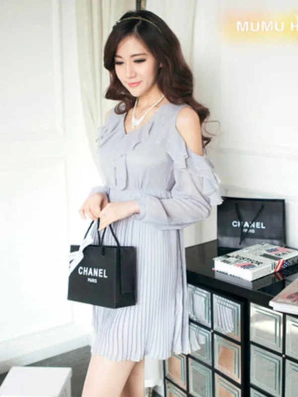 sweet pleats dress