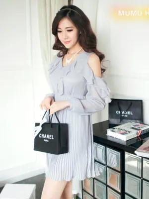 sweet pleats dress