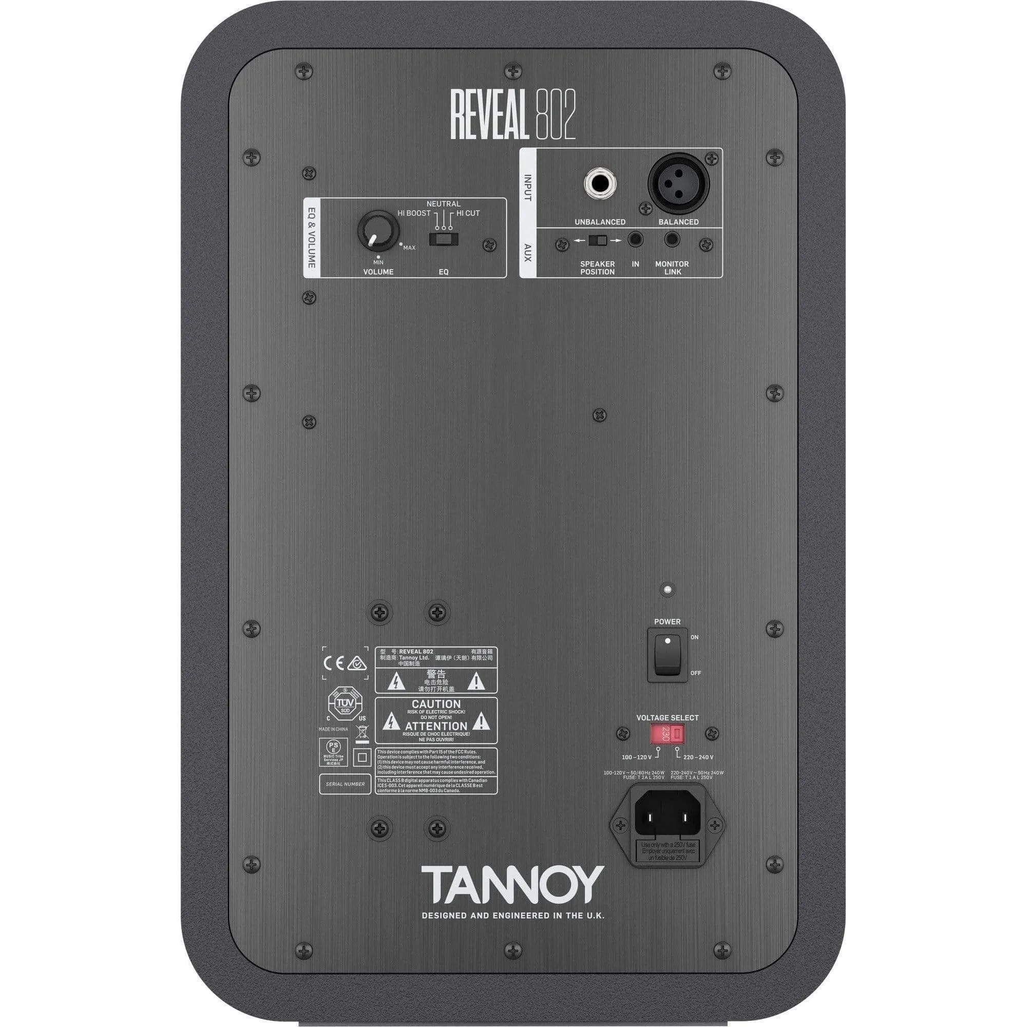Tannoy Reveal 802 Active Studio Monitor