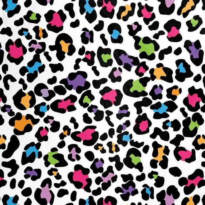 The Knee Length Breastfeeding Dress - Ruby Rainbow Leopard