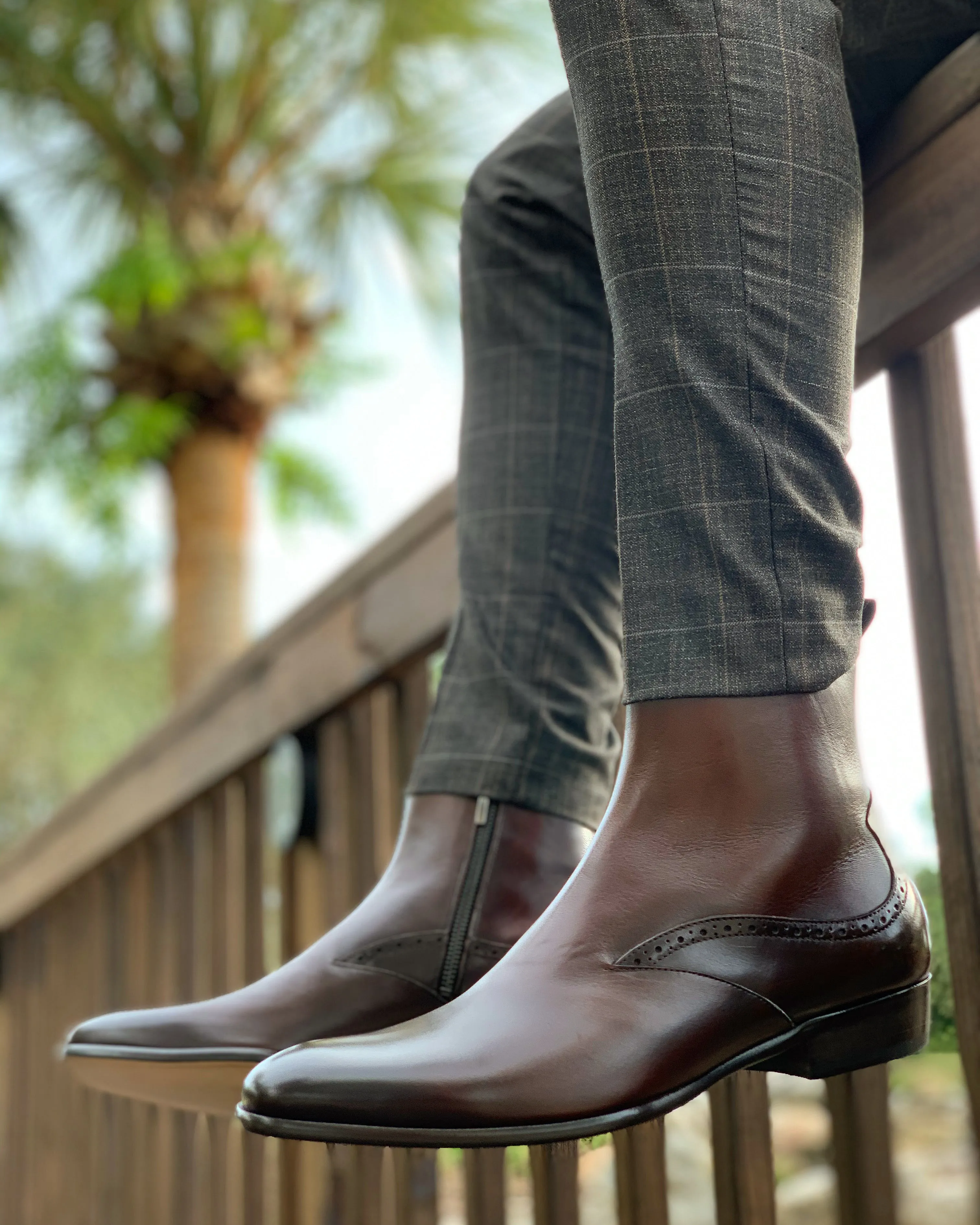 The Rico Boot in Caoba