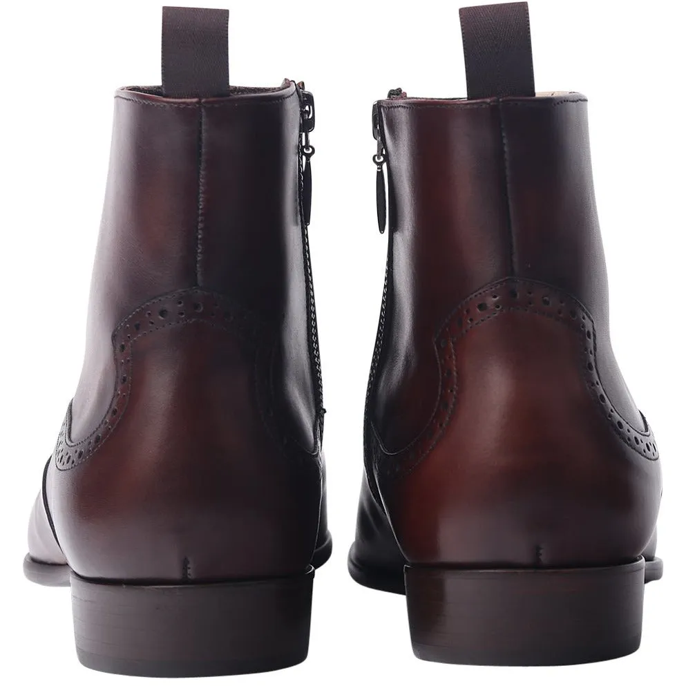 The Rico Boot in Caoba