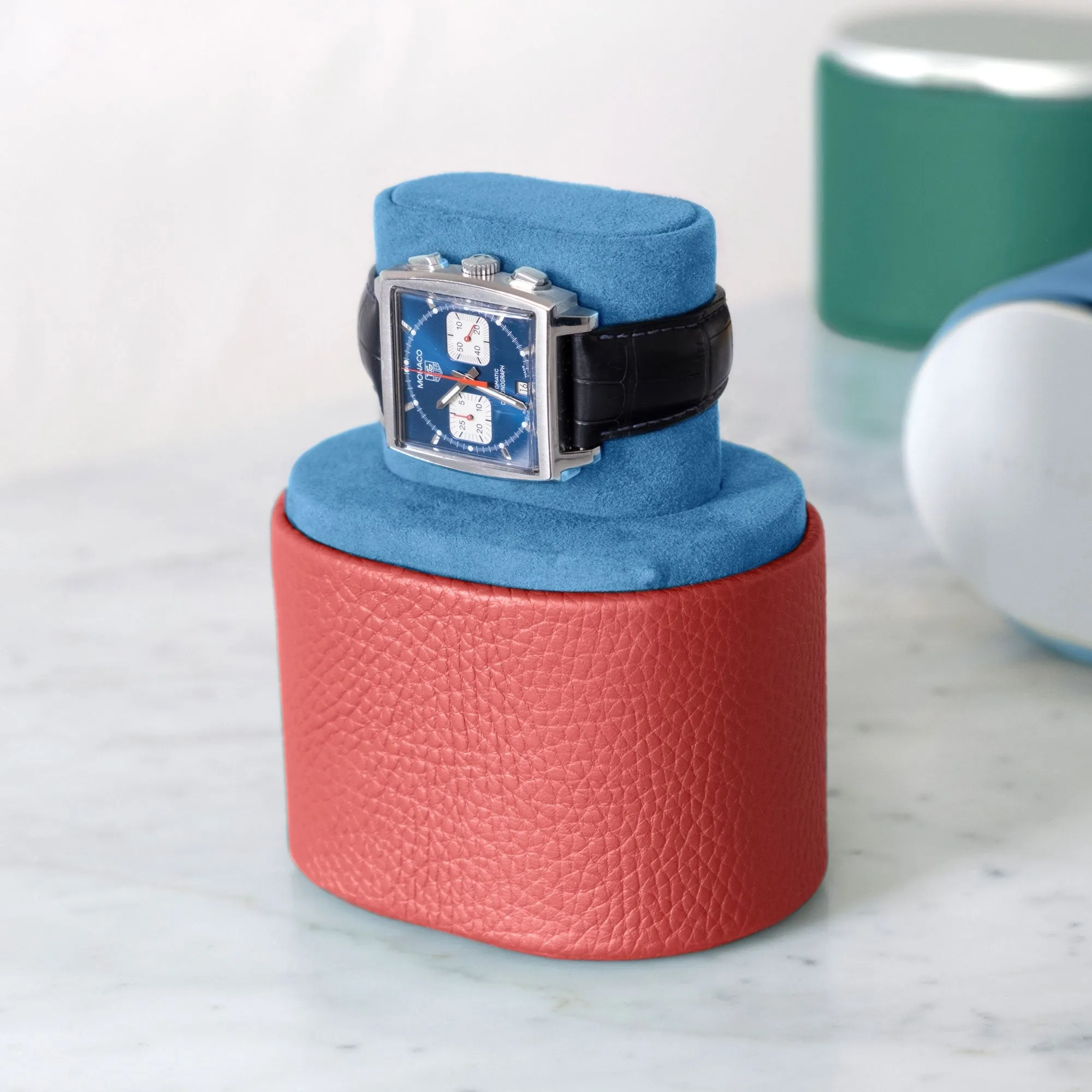 THEO WATCH ROLL - HIBISCUS / GREY