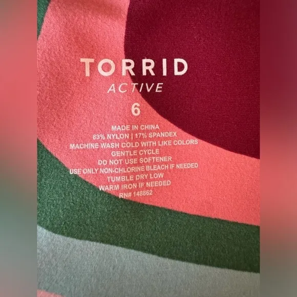 Torrid Active Set Size 6X