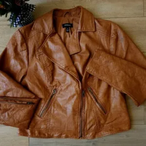 Torrid Faux Leather Moto Jacket L