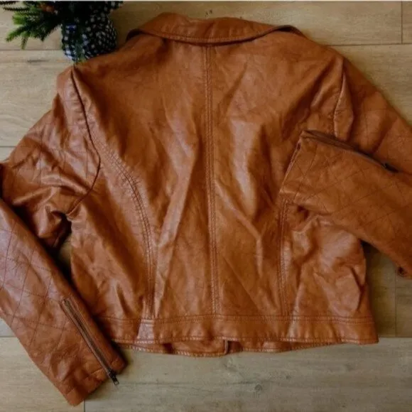 Torrid Faux Leather Moto Jacket L