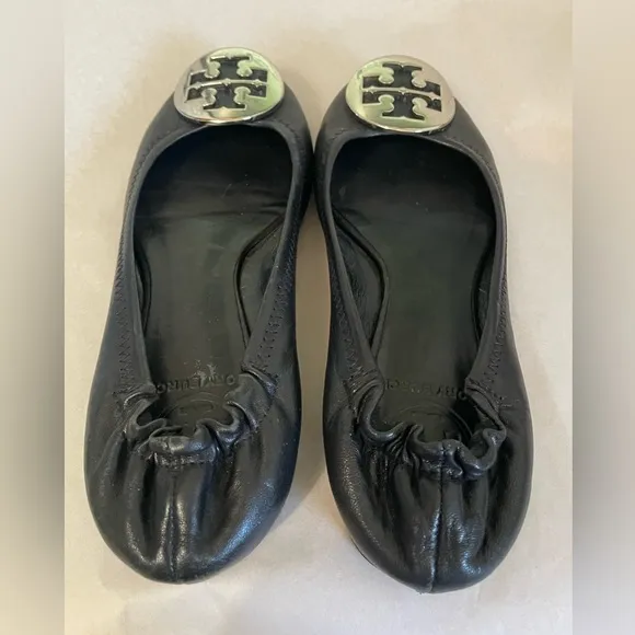 Tory Burch Minnie Travel Ballet Flat size 5
