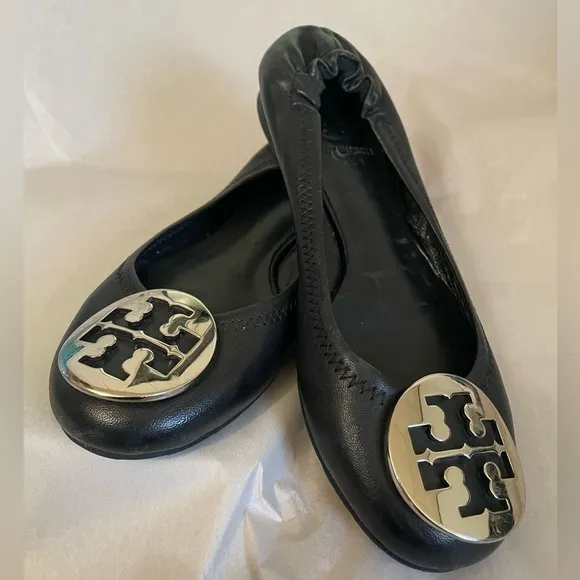 Tory Burch Minnie Travel Ballet Flat size 5